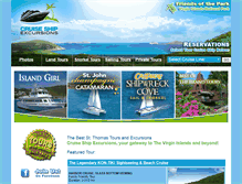 Tablet Screenshot of cruiseshipexcursions.com